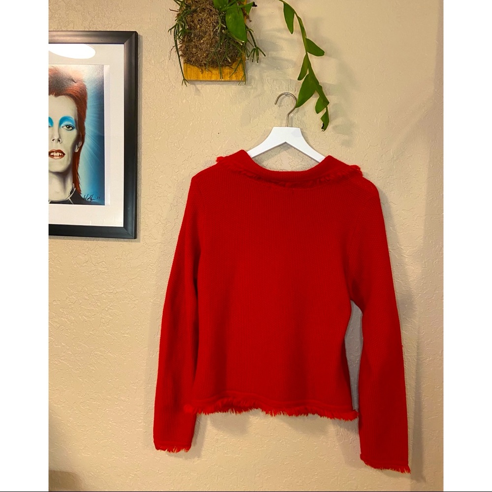 Collard Button Down Cardigan - image 2